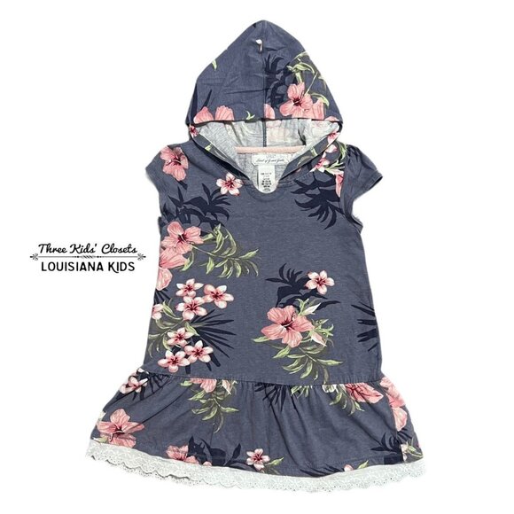 H&M Other - Label Of Graded Goods 110/116 4-6Y Floral & Lace Hooded Dress